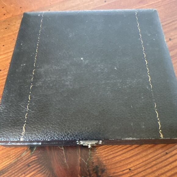 Vintage Sheffield England Silverplate 6 Grapefruit Spoons, 1 Sugar Spoon w/box - Picture 15 of 15